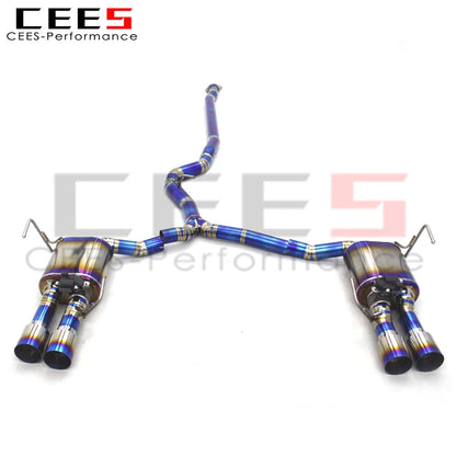 CEES Titanium Valve Exhaust for Subaru Impreza STI 2.5t Tuning Sport Exhaust System Exhaust Pipe Muffler