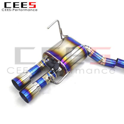 CEES Titanium Valve Exhaust for Subaru Impreza STI 2.5t Tuning Sport Exhaust System Exhaust Pipe Muffler