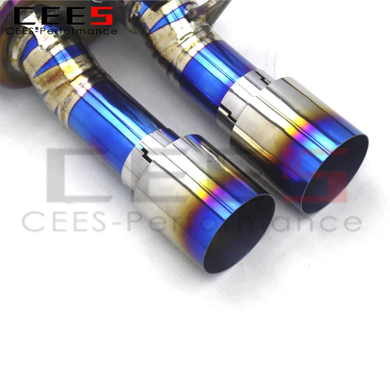 CEES Titanium Valve Exhaust for Subaru Impreza STI 2.5t Tuning Sport Exhaust System Exhaust Pipe Muffler