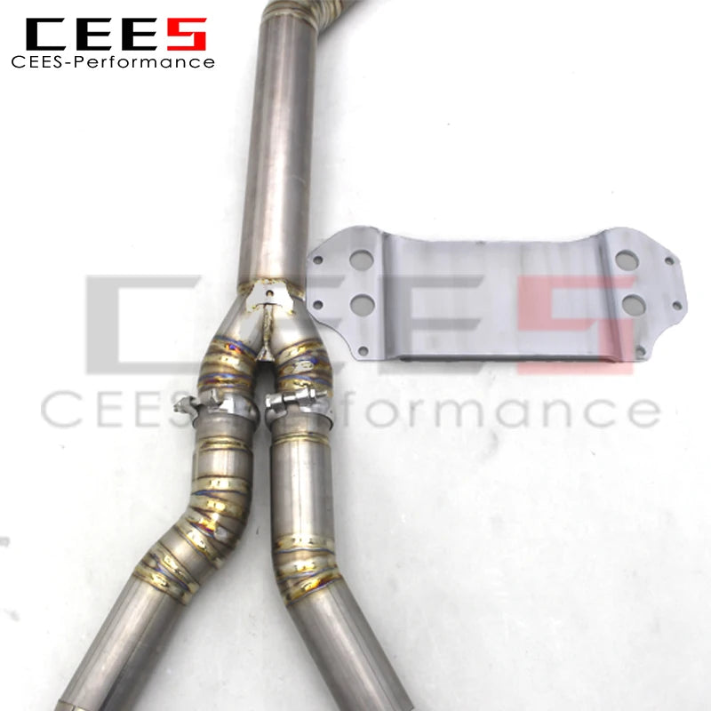 CEES Titanium Valved Sport Exhaust System For BMW M3/M4 G80/G82 3.0T 2020-2025 Valvetronic Catback Exhaust pipe