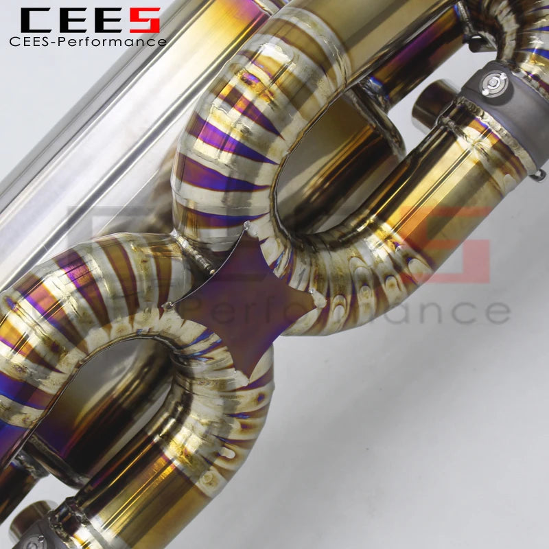 CEES  Titanium Valvetronic Catback Exhaust For Audi R8 V10 5.2 2017-2023 Racing Sport Car Exhaust Pipe Muffler