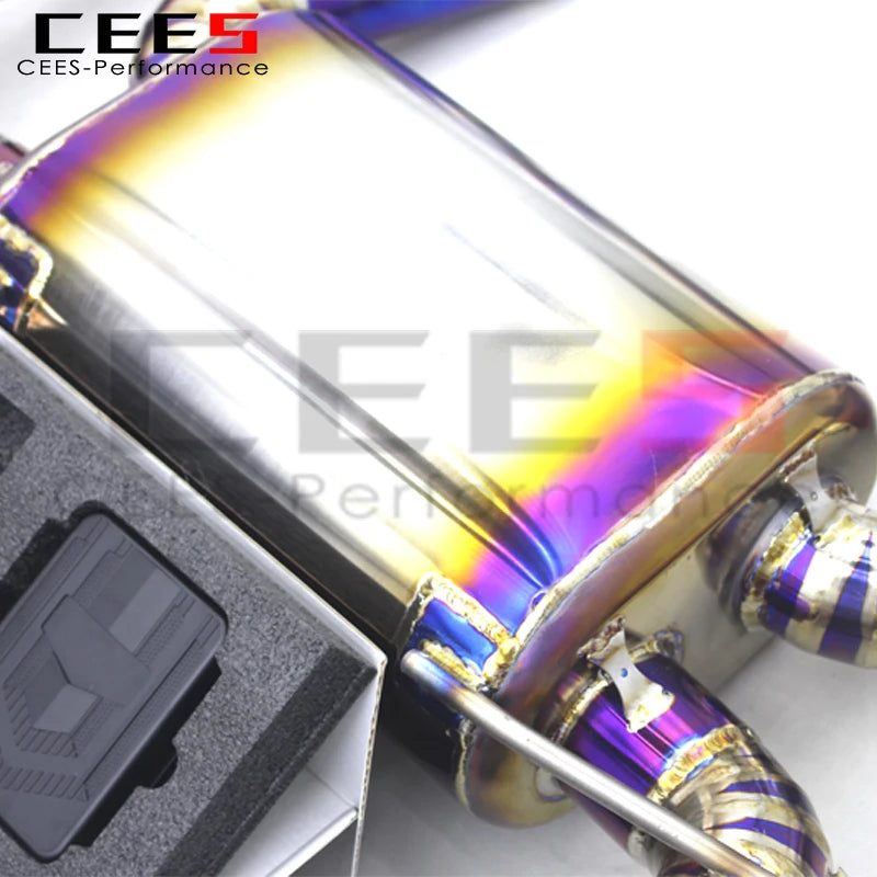 CEES Titanium Vlaved Catback Exhaust For BMW M3 G80 G82 G8X 3.0T 2020-2025 High Performance Exhaust Pipe muffler Car Exhaust pipe