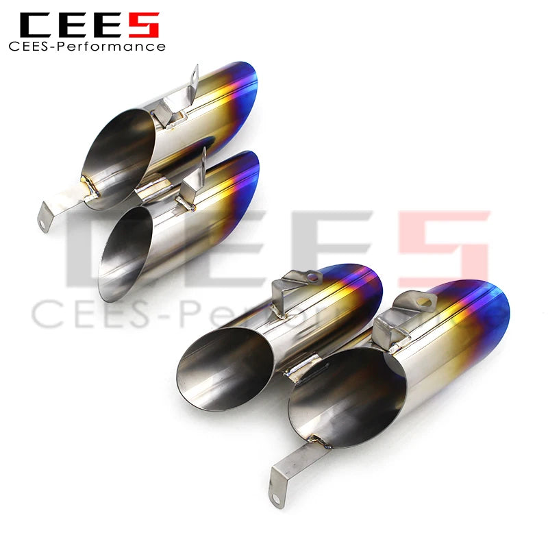 CEES Titanium alloy Exhaust Tips Tail Throat For Lamborghini Huracan LP610 2014-2019 Car Exhaust Pipes