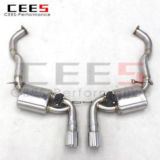 CEES Tuning Auto Parts Racing  304SS Exhaust Catback For Porsche Boxster/Cayman 987/987.2 2.7/2.9/3.4 2008-2012
