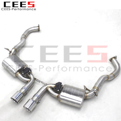 CEES Tuning Auto Parts Racing  304SS Exhaust Catback For Porsche Boxster/Cayman 987/987.2 2.7/2.9/3.4 2008-2012