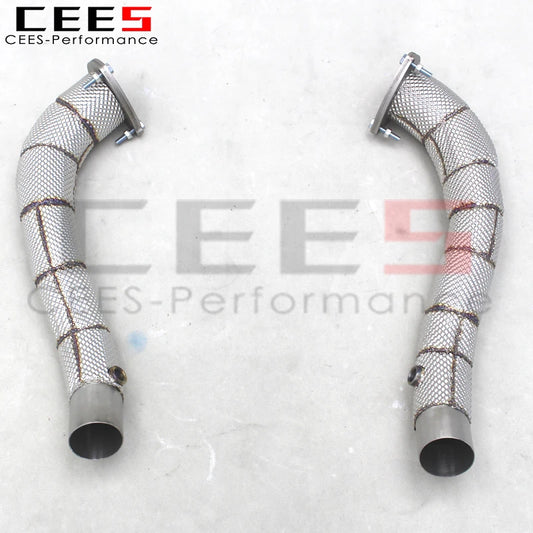 CEES  Tuning Performance Stainless Steel Straight Header Exhaust For Ferrari California 4.3L 2009-2014