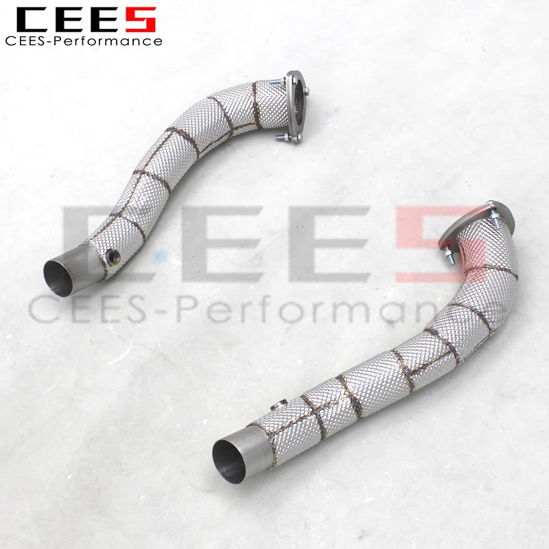 CEES  Tuning Performance Stainless Steel Straight Header Exhaust For Ferrari California 4.3L 2009-2014