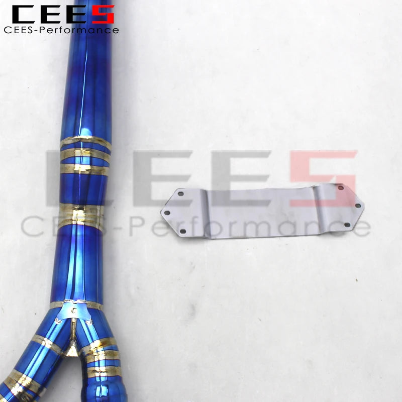 CEES  Tuning Titanium Exhaust  Mid pipe Single Tube For BMW M3/M4 F80/F82 3.0T 2015-2019