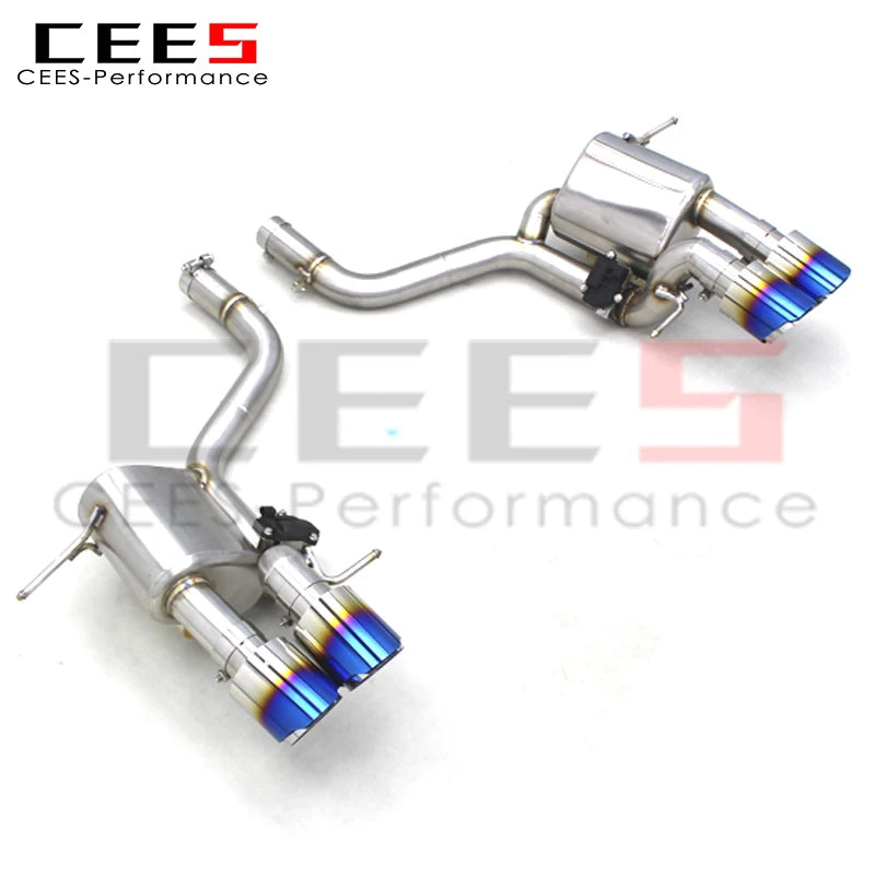 CEES Valved Axle Exhaust For Maserati Gran Turismo/GT 4.2/4.7 2007-2021 Stainless Steel Exhaust Valvetronic Muffler pipe