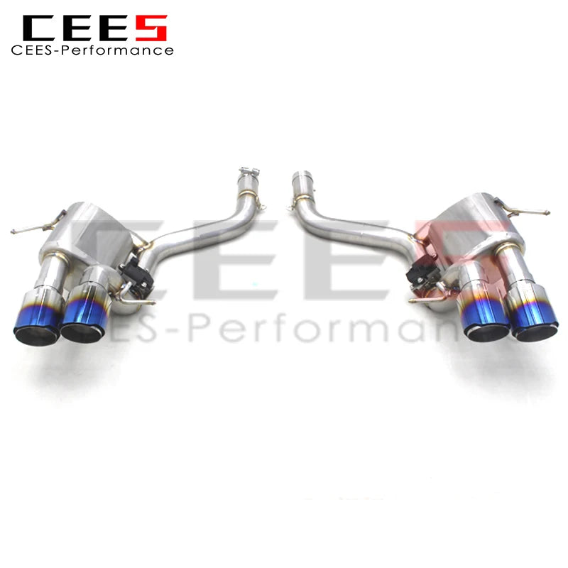 CEES Valved Axle Exhaust For Maserati Gran Turismo/GT 4.2/4.7 2007-2021 Stainless Steel Exhaust Valvetronic Muffler pipe