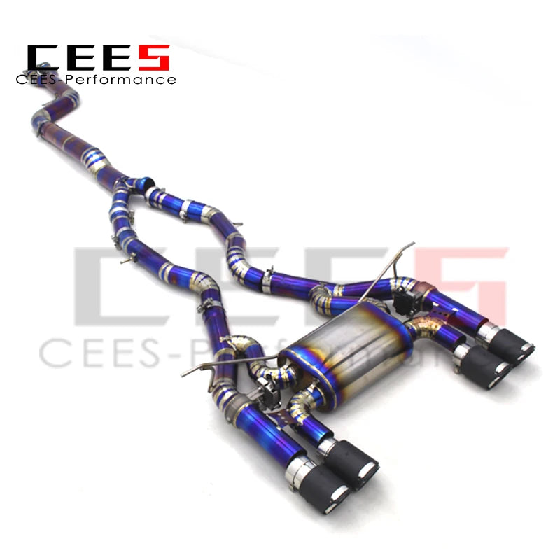 CEES Valvetronic Catback Exhaust systems For BMW M3/M4 F80/F82 3.0T 2015-2019 Performance Titanium Exhaust Pipes