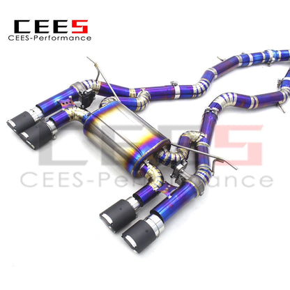 CEES Valvetronic Catback Exhaust systems For BMW M3/M4 F80/F82 3.0T 2015-2019 Performance Titanium Exhaust Pipes