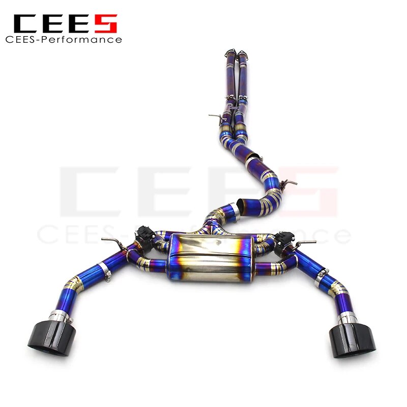 CEES Valvetronic Exhaust system For Audi RS3/TTRS 8V 8Y 2.5T 2017-2023 Sedan Sportback Titanium Catback Valve Exhaust