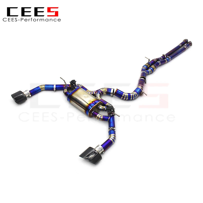 CEES Valvetronic Exhaust system For Audi RS3/TTRS 8V 8Y 2.5T 2017-2023 Sedan Sportback Titanium Catback Valve Exhaust