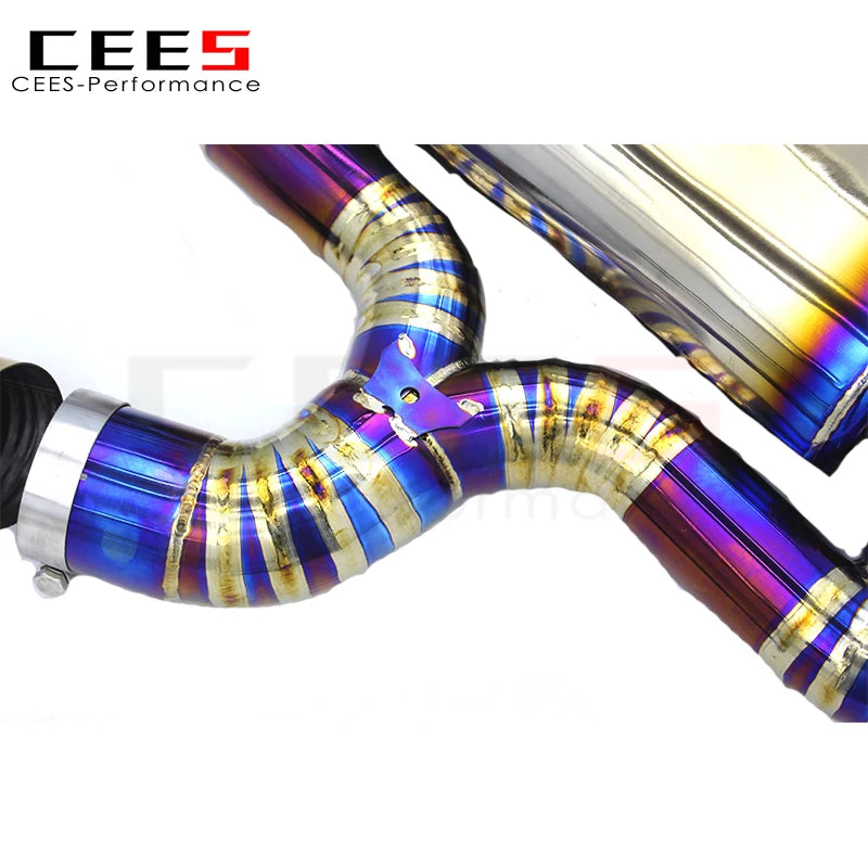 CEES Valvetronic Exhaust system For Audi RS3/TTRS 8V 8Y 2.5T 2017-2023 Sedan Sportback Titanium Catback Valve Exhaust