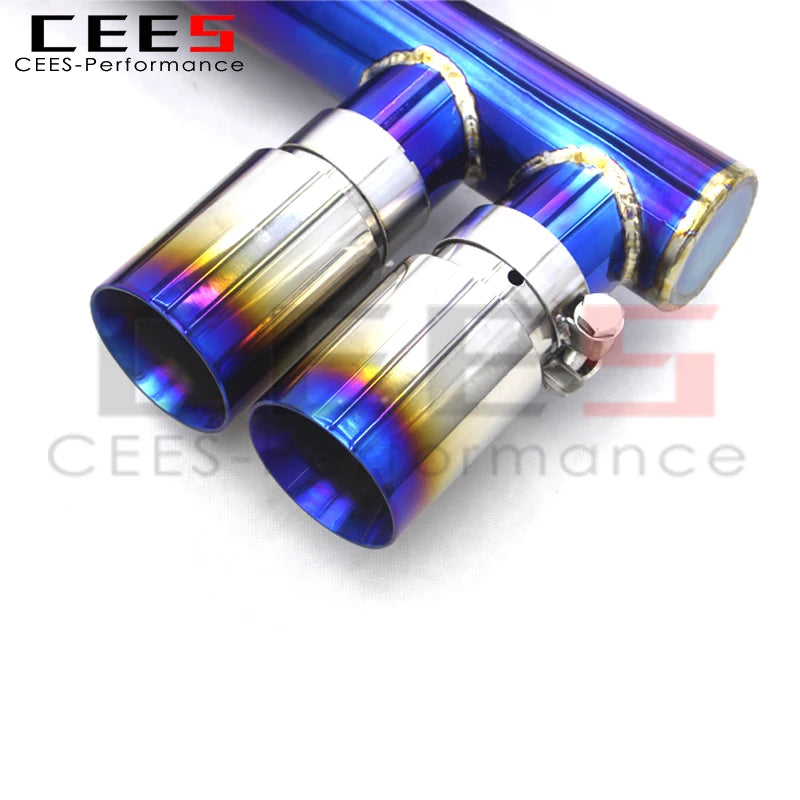 CEES Valvetronic Titanium alloy Axle Exhaust Pipes For BMW M3 E46 2004-2006 with remote control Muffler Pipe