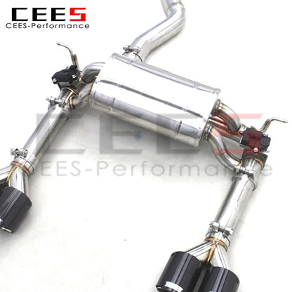 CEES catback Exhaust For BMW F30 335i 435i F32 Sport Valve Exhaust System SS304 Catback pipe muffler