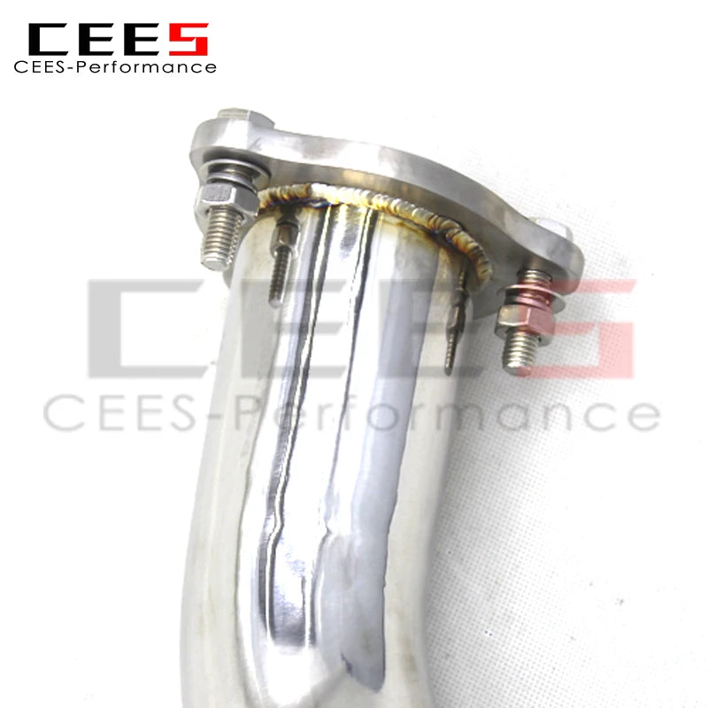 CEES mid pipe Downpipe For PORSCHE Cayenne 958 4.8 2010-2016 upgrade High quality exhaust pipes