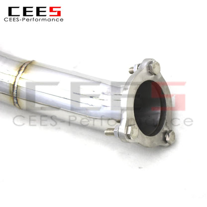 CEES mid pipe Downpipe For PORSCHE Cayenne 958 4.8 2010-2016 upgrade High quality exhaust pipes