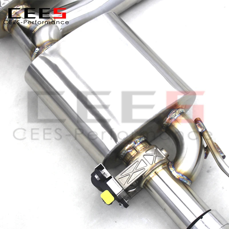 CEES quality Valved Sport Catback Exhaust System For VW GOLF 7/7.5 MK7/MK7.5 GTI 2.0T 2014-2020 Exhaust Pipe Stainless Steel