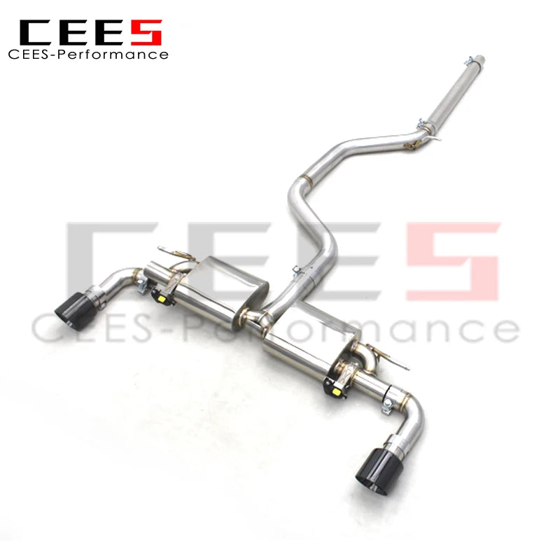 CEES quality Valved Sport Catback Exhaust System For VW GOLF 7/7.5 MK7/MK7.5 GTI 2.0T 2014-2020 Exhaust Pipe Stainless Steel