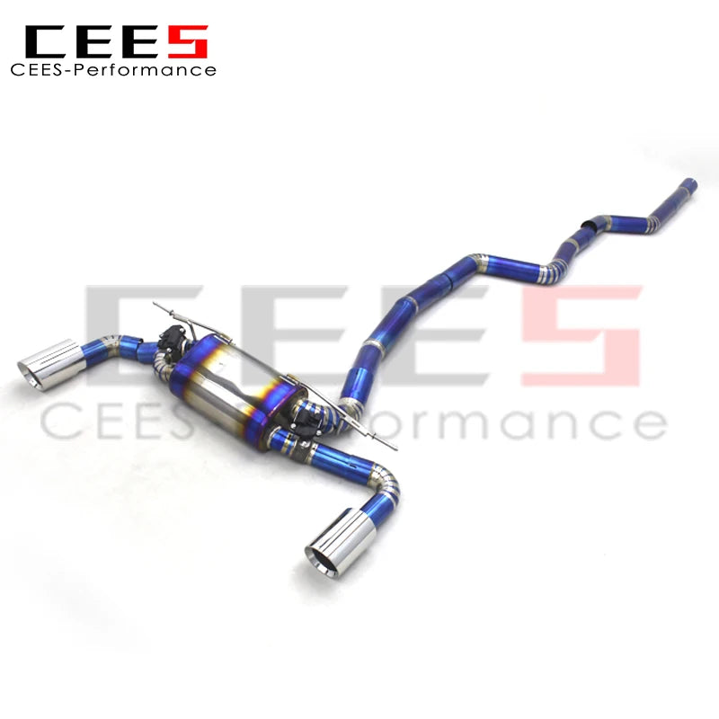 CEES titanium Performance Catback Exhaust systems For BMW M140/M140i F20 B58 3.0T 2017-2019 exhaust pipes