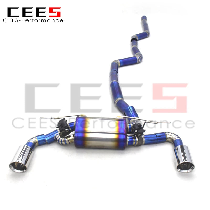 CEES titanium Performance Catback Exhaust systems For BMW M140/M140i F20 B58 3.0T 2017-2019 exhaust pipes