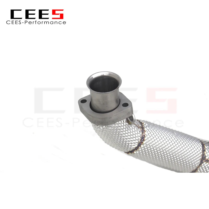 CEES without catalyst Exhaust Downpipe For Mercedes-Benz C63 AMG W204 6.2L 2011-2015 Catalytic converter Exhaust Pipe