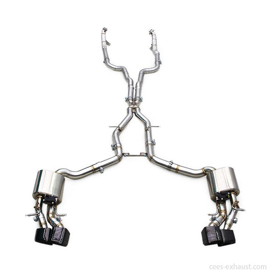 Mercedes-Benz CLS550 V8 4.7L SS304 Valved Sport Exhaust System