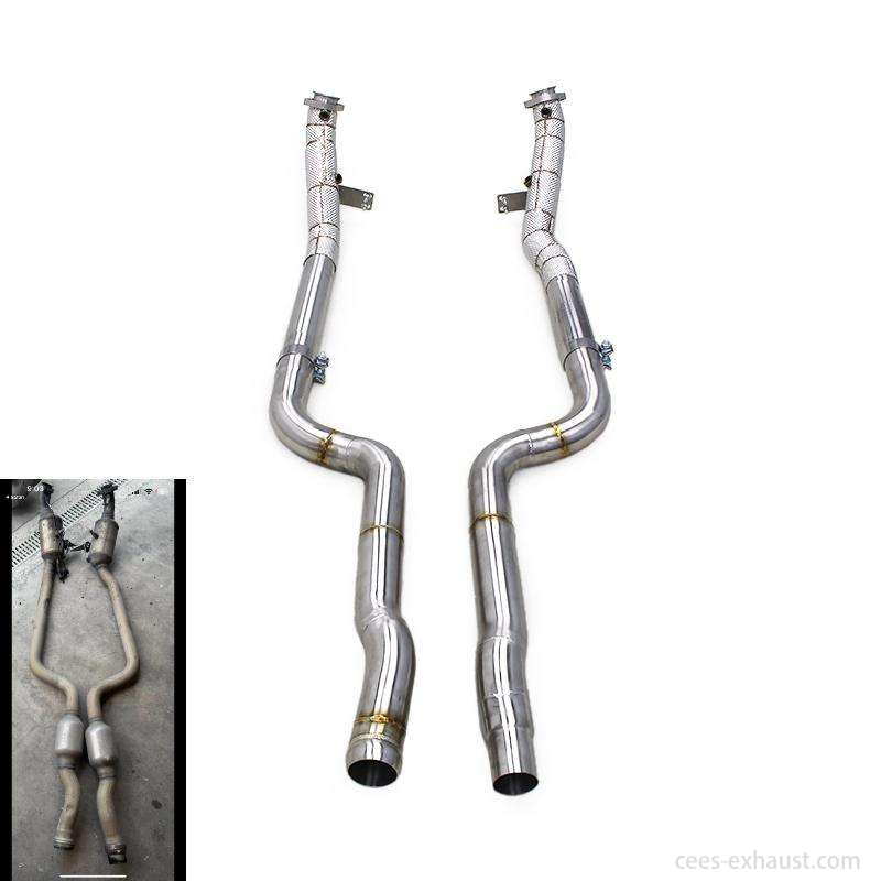 Mercedes-Benz CLS550 4.7 Stainless Steel Catted Header Downpipe