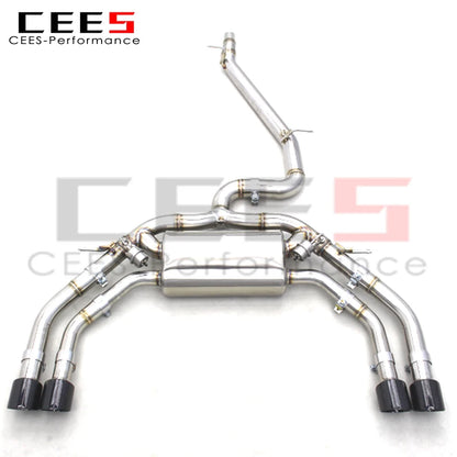 Catback Exhaust Escape For AUDI S3 2.0T 2015-2023 Stainless Steel Exhaust Pipe Muffler Car Exhaust System