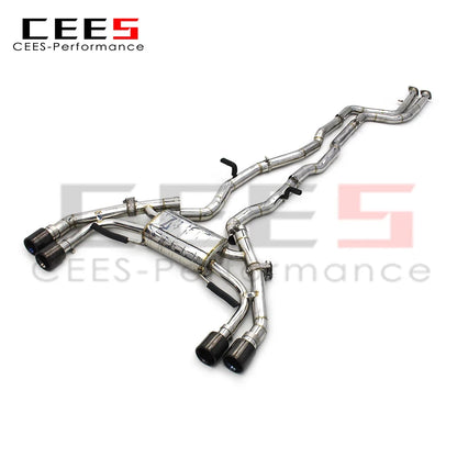 Catback Exhaust For BMW X3M/X4M F97/F98 3.0T 2019-2023 Escape Stainless Steel Exhaust Pipe Muffler Exhaust System