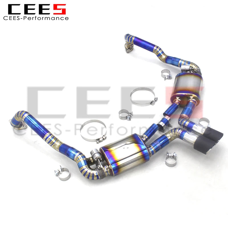 Catback Exhaust For PORSCHE CAYMAN 981 2.7/3.4 2013-2015 Exhaust Pipe Muffler Titanium Automobile Exhaust System