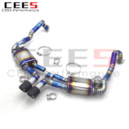 Catback Exhaust For PORSCHE CAYMAN 981 2.7/3.4 2013-2015 Exhaust Pipe Muffler Titanium Automobile Exhaust System