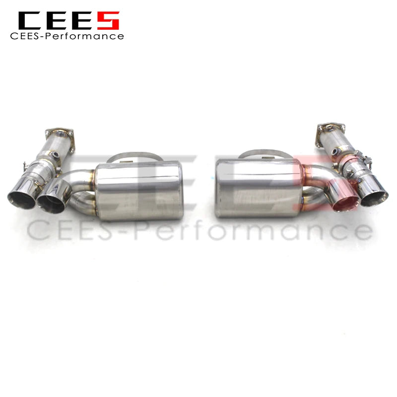 Catback Exhaust Pipes For PORSCHE 911 997/997.1 TURBO 3.6 2004-2012 Car Exhaust System Stainless Steel Escape Muffler