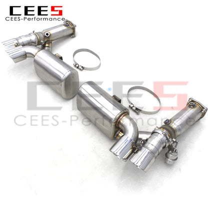 Catback Exhaust Pipes For PORSCHE 911 997/997.1 TURBO 3.6 2004-2012 Car Exhaust System Stainless Steel Escape Muffler