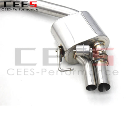 Catback Exhaust System For Audi RS7 C7 4.0T 2013-2018 Stainless Steel Escape Exhaust Pipe Muffler