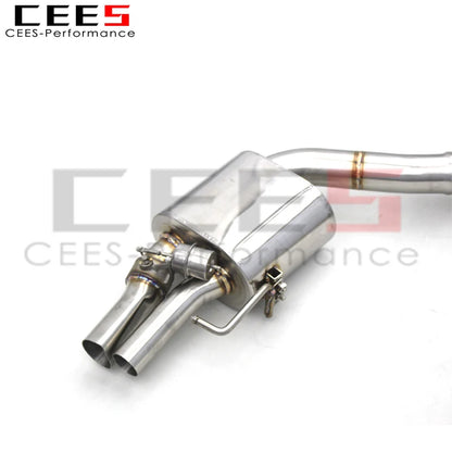 Catback Exhaust System For Audi RS7 C7 4.0T 2013-2018 Stainless Steel Escape Exhaust Pipe Muffler