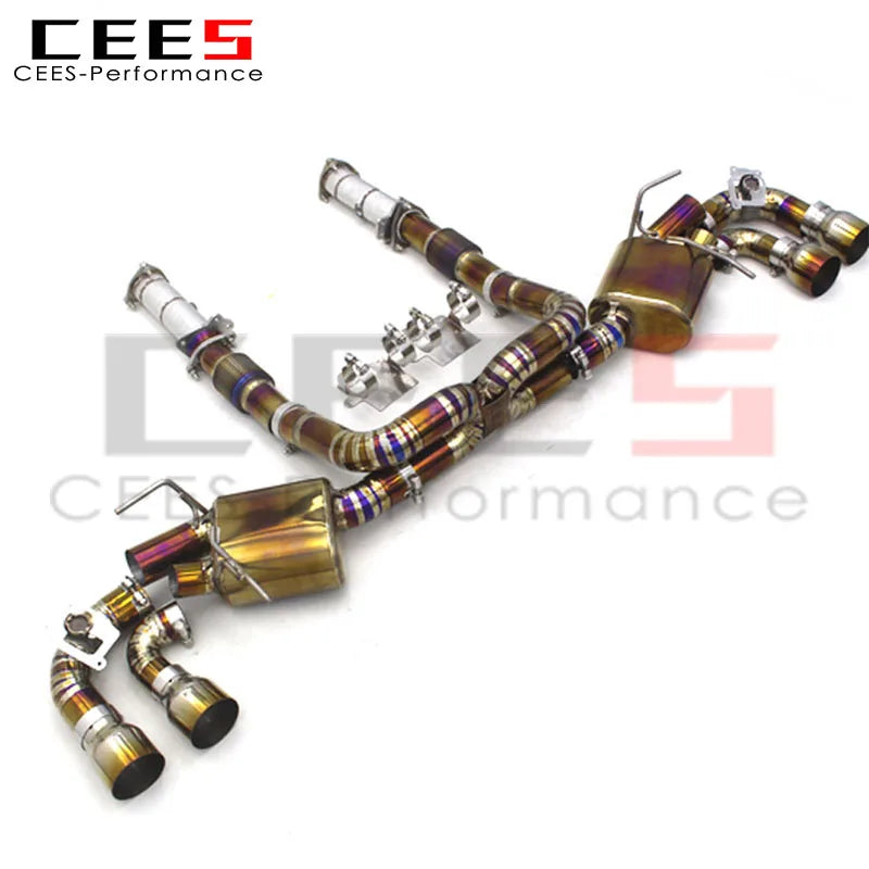 Catback Exhaust System For Chevrolet CORVETTE C8 2019-2023 Escape Titanium alloy Exhaust Pipe Muffler Downpipe