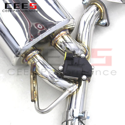 Custom Catback Exhaust For Infiniti FX35 3.7 2010-2013 Exhaust valve control  Exhaust System