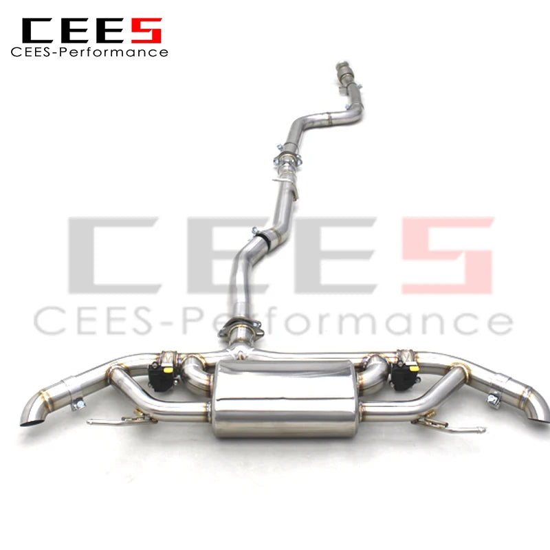 Custom Catback Exhaust For Mercedes-Benz GLC200 GLC300 2.0T 2017-2021 T304 Car Exhaust Pipes Exhaust System