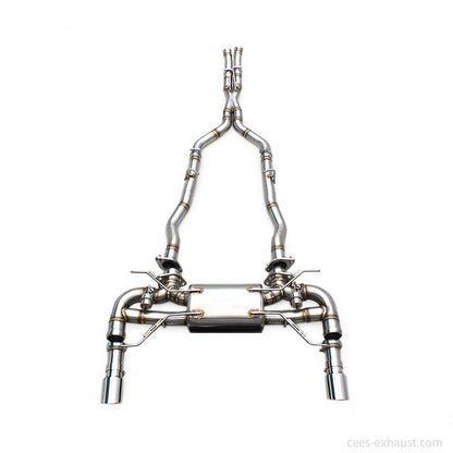 CEES Titanium Exhaust Muffler for Aston Martin DB9 V12 6.0L 2004-2017 Exhaust Pipes With Remote Control