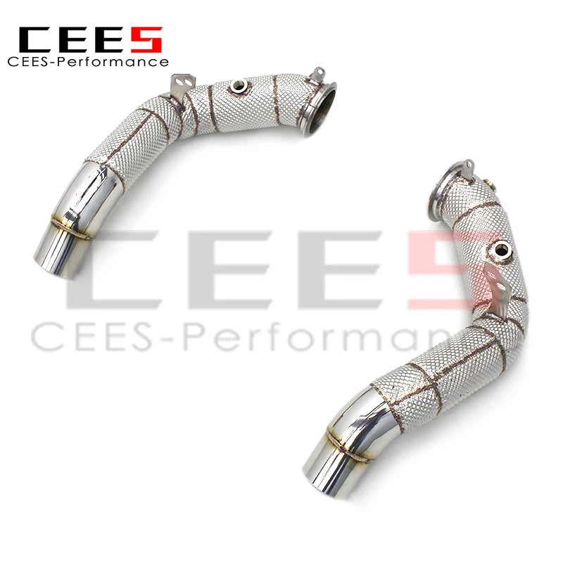 Downpipe For BMW M6 F12 4.4T 2012-2016 Catless Downpipe without catalyst Stainless Steel Exhaust Pipe