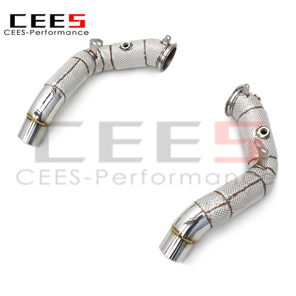 Downpipe For BMW M6 F12 4.4T 2012-2016 Catless Downpipe without catalyst Stainless Steel Exhaust Pipe