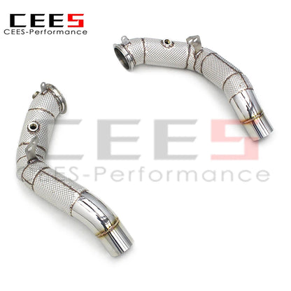 Downpipe For BMW M6 F12 4.4T 2012-2016 Catless Downpipe without catalyst Stainless Steel Exhaust Pipe