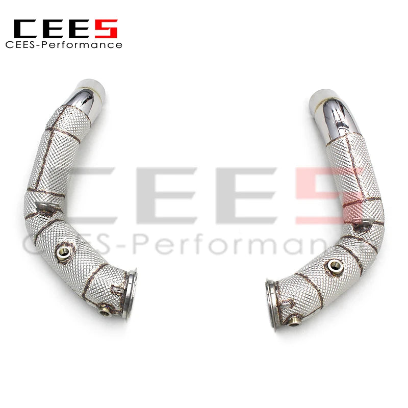 Downpipe For BMW M6 F12 4.4T 2012-2016 Catless Downpipe without catalyst Stainless Steel Exhaust Pipe