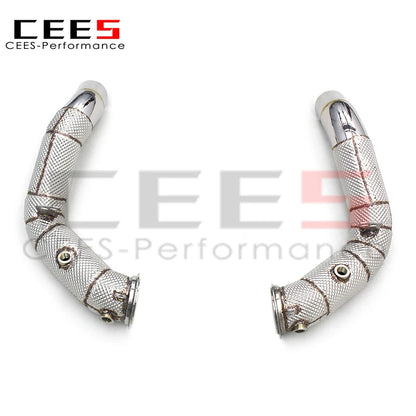 Downpipe For BMW M6 F12 4.4T 2012-2016 Catless Downpipe without catalyst Stainless Steel Exhaust Pipe