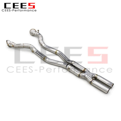 Downpipe and X Pipe For Ferrari F12 Berlinetta 6.3 2012-2016 Racing Exhaust Pipe Catless downpipe without catalyst