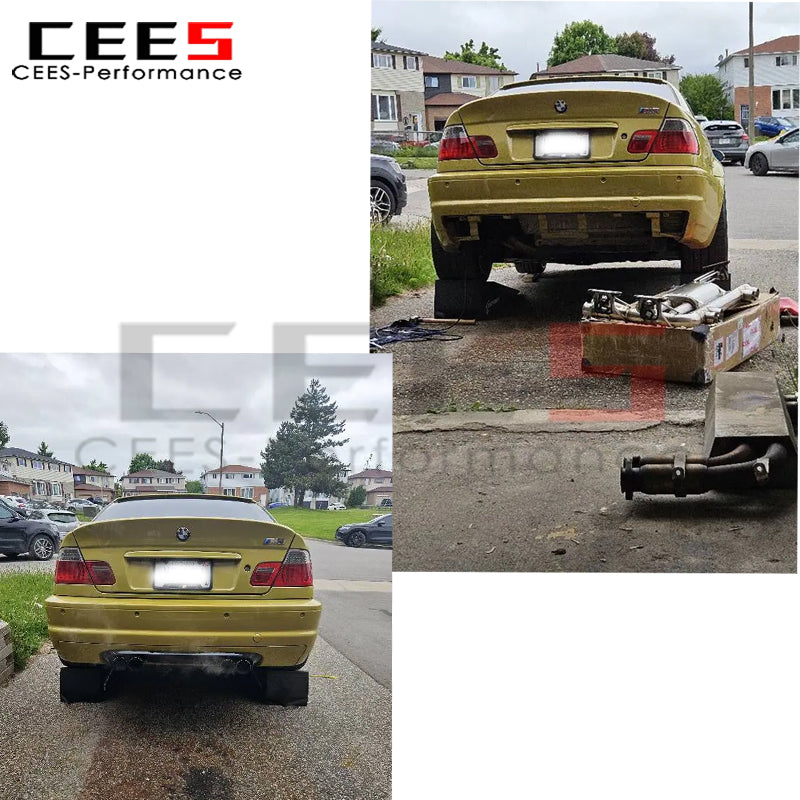 BMW E46 M3 Axle Exhaust Valved Sport Exhaust System