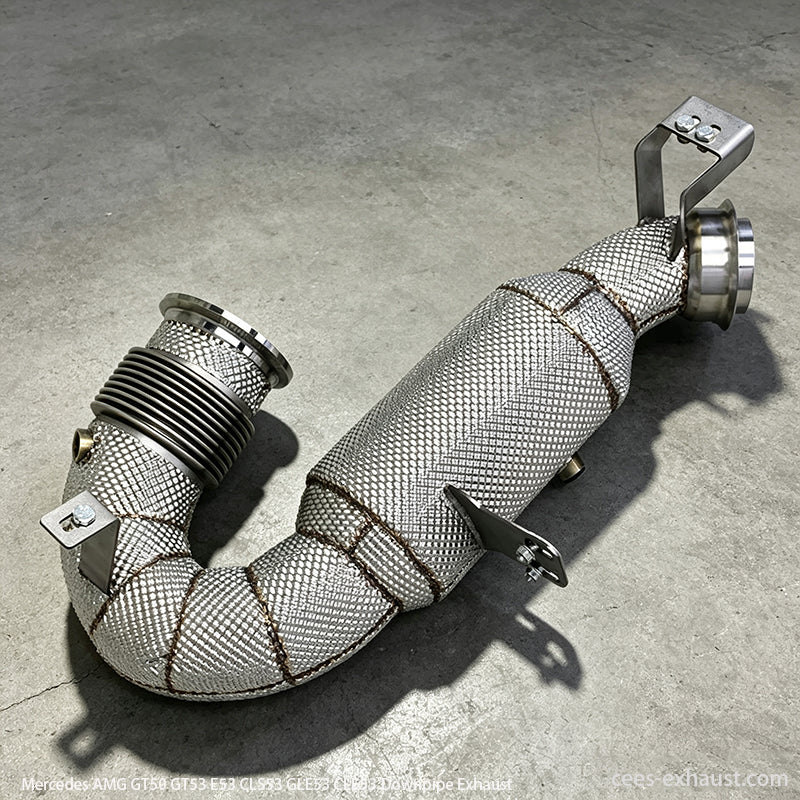 Mercedes AMG GT50 GT53 E53 CLS53 GLE53 CLE53 3.0T Downpipe Exhaust System